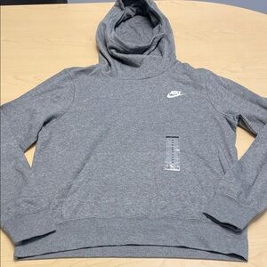 NWT NIKE Women’s Pullover Hoodie - Buttery Soft & Stylish Fit, Grey (Med)